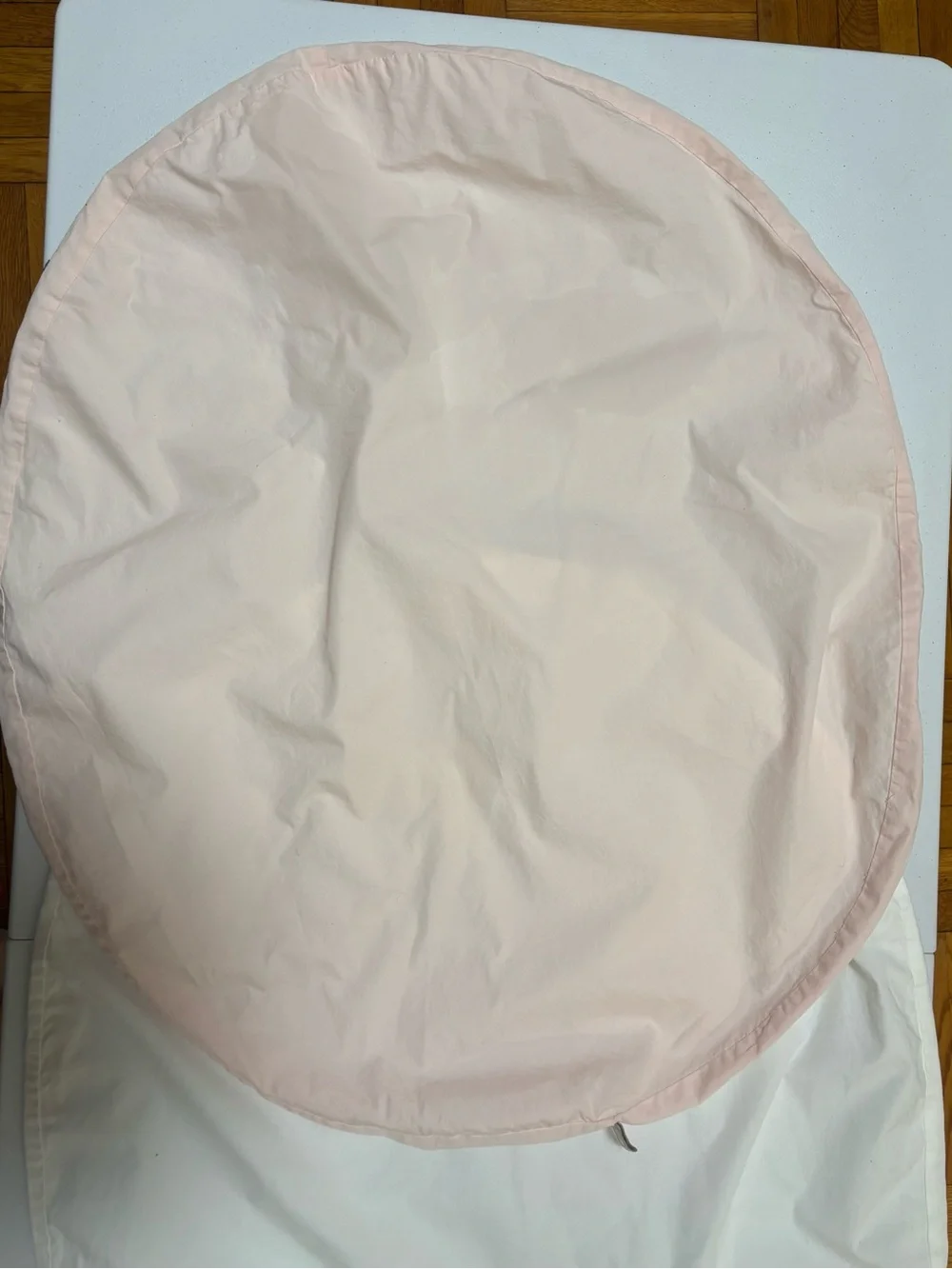 STOKKE Baby Bassinet Fitted Sheet Set – 2 Pack, Pink & White, 100% Cotton V3